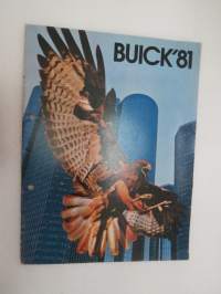 Buick 1981 -myyntiesite / sales brochure