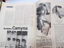 Kauneus ja terveys 1967 nr 3 (maaliskuu), sis. mm. seur. artikkelit / kuvat / mainokset; Pinnari-isät, sydäninfarkti, Kevään meikki- ja hiusmuoti, Yksinäinen