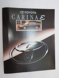 Toyota Carina E 1994 -myyntiesite / sales brochure