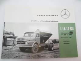 Mercedes-Benz L/LK/LS 338 12,2 ton 200hv kuorma-auto -myyntiesite / brochure