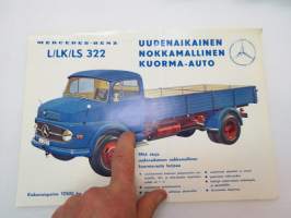 Mercedes-Benz L/LK/LS 322 10,5 ton 120 hv kuorma-auto -myyntiesite / brochure