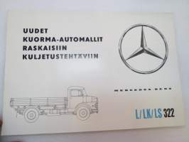 Mercedes-Benz L/LK/LS 322 120 hv kuorma-auto -myyntiesite / brochure
