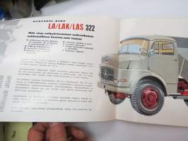 Mercedes-Benz LA/LAK/LAS 322 S/42 138 hv nelipyörävetoinen kuorma-auto -myyntiesite / brochure