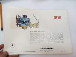 Mercedes-Benz LA/LAK/LAS 322 S/42 138 hv nelipyörävetoinen kuorma-auto -myyntiesite / brochure