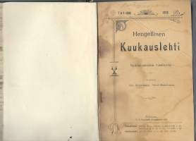 Hengellinen kuukauslehti 1906 sidottu vsk / Vilh ja Väinö Malmivaara