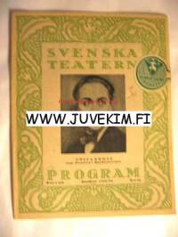 Svenska Teatern Program 1922-23 nr 16 -käsiohjelma