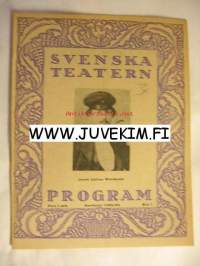 Svenska Teatern Program 1922-23 nr 11 -käsiohjelma