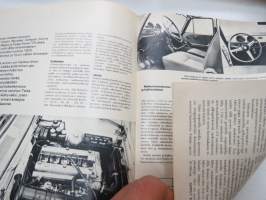 Alfa Romeo 1750 Berlina esittely, eripainos Tuulilasi 1970 nr 9 -myyntiesite / sales brochure, off print