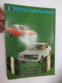 Toyota Corona Mark II (myös Hardtop &amp; farmari) -myyntiesite / sales brochure