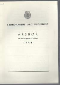 Kronohagens Idrottsförening Årsbok 1946 - vuosikertomus