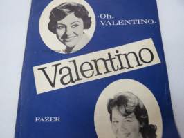 Valentino -nuotit / notes