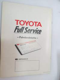 Toyota - Ovatko yrityksenne autohankinnat sattuman kauppaa? -myyntiesite / sales brochure