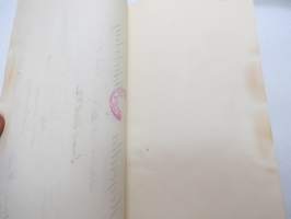Högvalla Aktiebolaget, Karis, Karjaa 1920, Aktiebrev nr 822 Fmk 100, Konsul Albert Vilén -osakekirja / share certificate