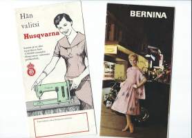 Husqvarna ja Bernina ompelukone tuote-esite 1959