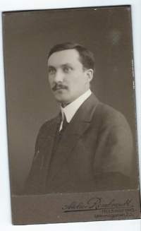 Harald Smedberg 1914 - valokuva visiittikuva ateljeekuva