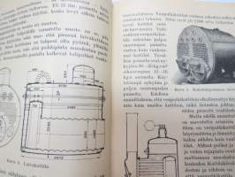 Höyrykoneoppi - Lyhyempi laitos - Alempia koneenkäyttäjä- sekä lämmittäjäkursseja varten -steam engine technology -basic studybook of steam boilers,