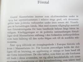 Riksföreståndaren - Gustaf Mannerheim 1919 -biography