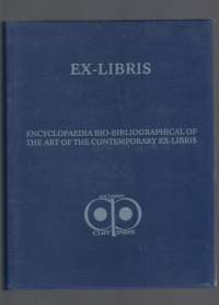 Ex-Libris - Encyclopedia Bio-Bibliographical of the Art of the Contemporary Ex-Libris. Numeroitu painos 183 / 500sisältää  n 35 alkuperäistä Ex