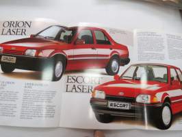 Ford Escort Laser - Orion Laser -myyntiesite / brochure