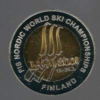 FIS Nordic World Ski Championship Lahti 2001 Finland  -   mitali  kotelossa