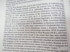 Dictionary of Russian historical terms from the eleventh century to 1917 -historiallisten venäläisten termien selityssanakirja
