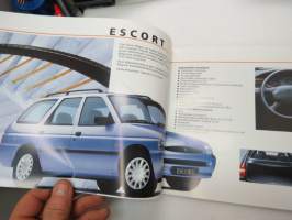 Ford Scorpio, Mondeo, Escort Wagons 1995 -myyntiesite / brochure