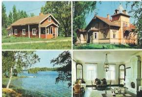 Savitaipale Olkkola  - paikkakuntapostikortti, postikortti kulkenut 1976