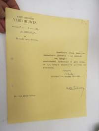 Suojeluskuntain Yliesikunta / Littoisten Osakeyhtiö 17.9.1920 -asiakirja / document