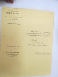 Suojeluskuntain Yliesikunta / Littoisten Osakeyhtiö 13.4.1920 -asiakirja / document