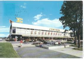 Valkeakoski  tavaratalo Centrum - paikkakuntapostikortti 1976