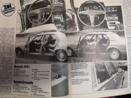 Tekniikan Maailma 1977 nr 19  TM koeajaa / esittelee: Toyota Gressida, Peugeot 405, Mazda Cosmo RX-5. Kawasaki Z1-R . Renault 20.  Dodge Royal Monaco Brougham.