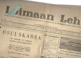 Loimaan Lehti ( Loimaa, Alastaro, Metsämaa, Mellilä) 17.10.1943 nr 43