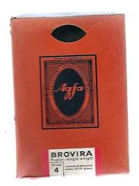 Agfa Brovira  Papier BN 1  -  avattu tuotepakkaus 12x8x2 cm paino 50 g