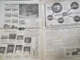 Radio ja Visio 1961 nr 3 - ASA Radio Oy mainoslehti / myyntiesite -radio manufacturer´s customer magazine / brochure