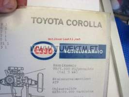 Toyota Corolla -Esso voitelukaavio