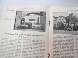 Tikkurilan Viesti 1933 nr 4 -asiakaslehti, sisältää mm. asiapitoisia ammattiartikkeleita maalaus- suojaus- ja pinnoitustöistä ja materiaaleista -customer