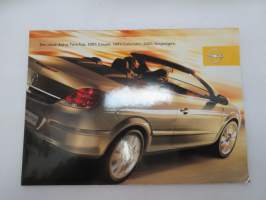 Opel Astra TwinTop 2006 -myyntiesite / brochure