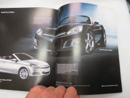 Opel 2008 mallisto -myyntiesite / brochure