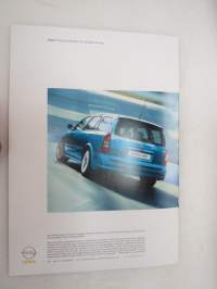 Opel Astra OPC 2002 -myyntiesite / brochure
