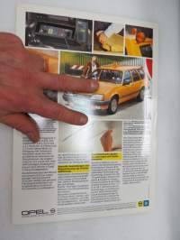 Opel - Der Kommunal-Rekord 1986 -myyntiesite / brochure