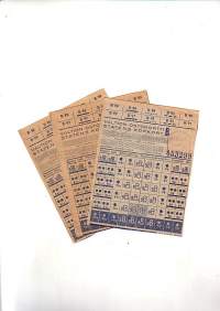Valtion ostokortteja syyskuu 1949 - Viljatuotteita