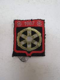 Hiihtomerkki 1967 -kangasmerkki / badge