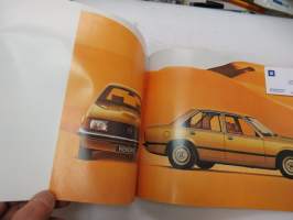 Opel Rekord -myyntiesite / sales brochure