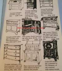 Antiques and their values. Furniture