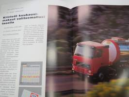 Volvo kuorma-autot &quot;Palveluja, jotka lisäävät kannattavuuttasi&quot; 1993 -myyntiesite / brochure