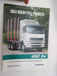 Volvo FH12 460 hv puuauto -myyntiesite / brochure