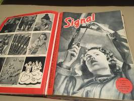 Signal 1941 vuosikerta 1-24, saksankielinen propagandalehti,
