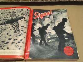 Signal 1941 vuosikerta 1-24, saksankielinen propagandalehti,