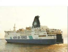 Norsun / North Sea Ferries  - laivakortti, laivapostikortti kulkematon