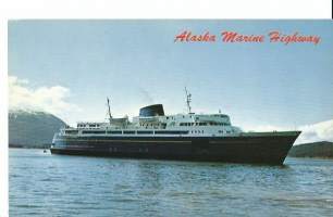M.V Malaspina / Alaska Marin Highway - laivakortti, laivapostikortti kulkematon